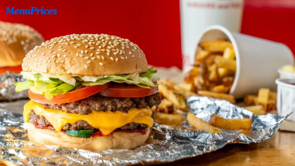 Updated Five Guys Singapore menu with prices and drinks