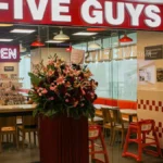 Five Guys menu Singapore with burgers fries