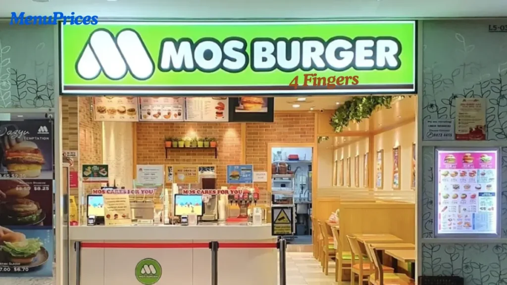 MOS Burger Menu Singapore